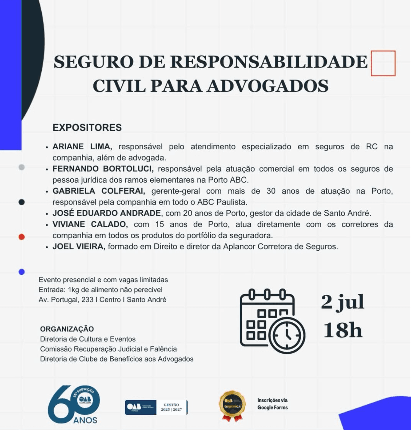 Seguro de Responsabilidade Civil para Advogados