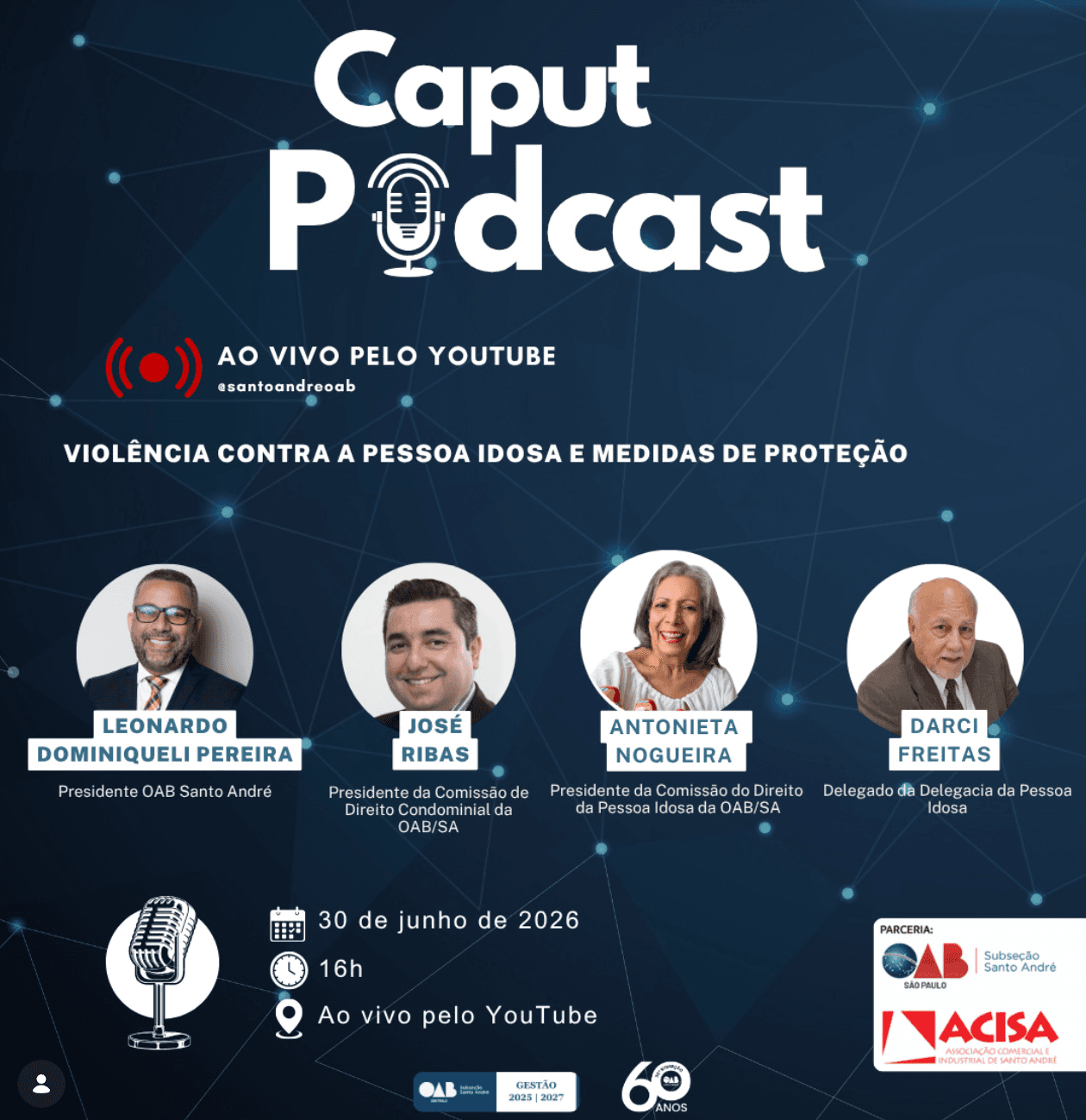 🎙️ Caput Podcast: Violência contra a pessoa idosa e medidas de proteção